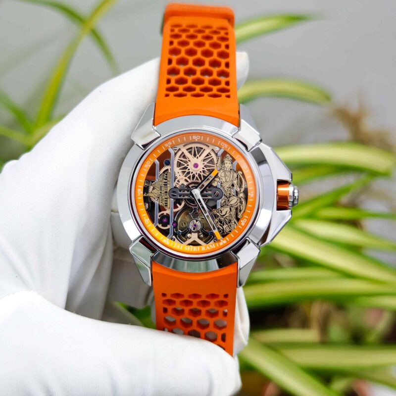 Jacob & Co Epic X Ram Janmabhoomi Titanium Edition Skeleton Dial