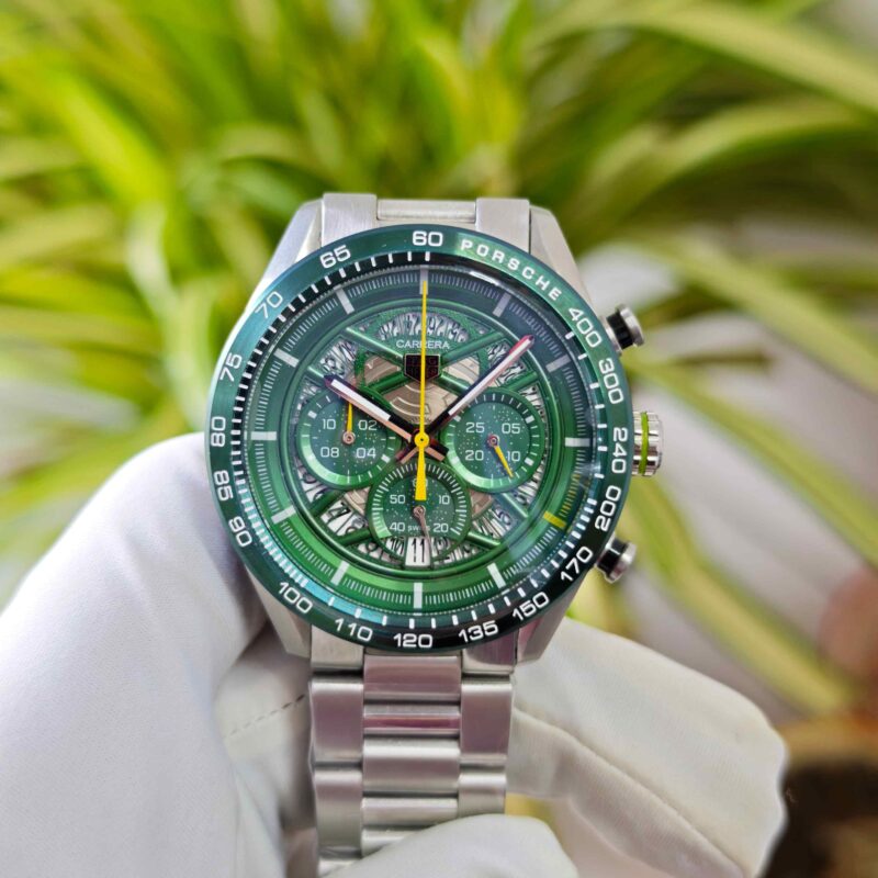 TAG Heuer Carrera X Porsche Green Dial Stainless Steel
