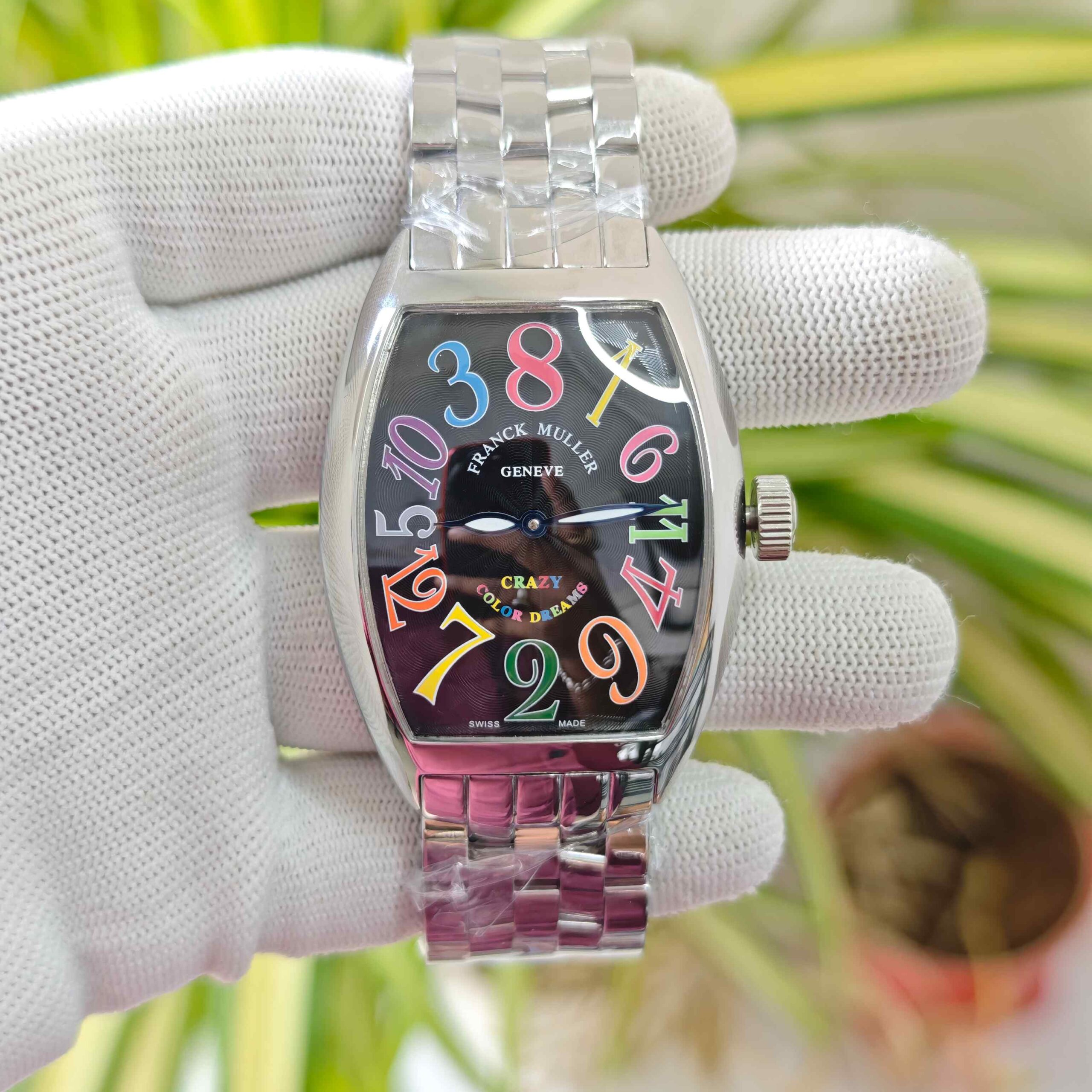 Franck Muller Crazy Hour Color Dreams Steel Black Dial - Image 2