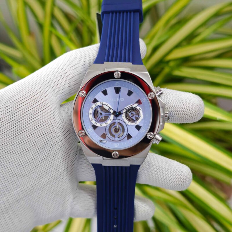 Guess Multi-Function Chronograph Steel Blue Dial