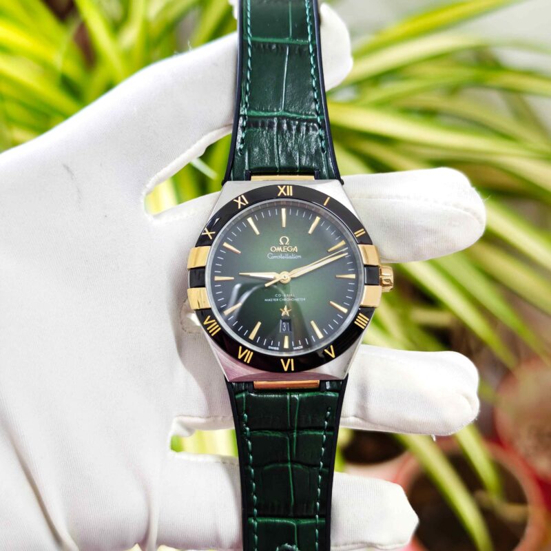 Omega Constellation Co-Axial Master Chronometer Steel Green Dial