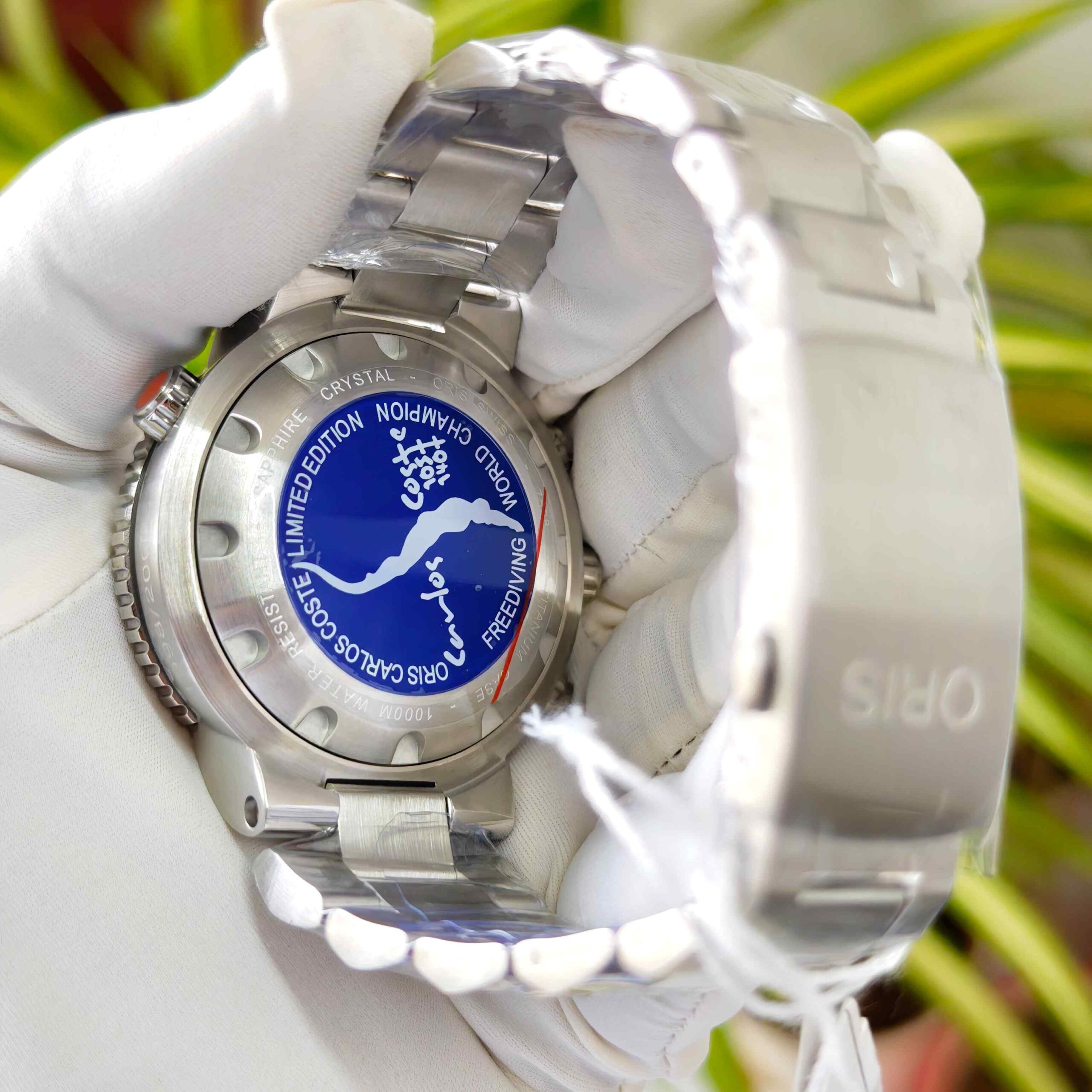 Oris Carlos Coste Cronograph Limited edition Steel Green Dial - Image 3