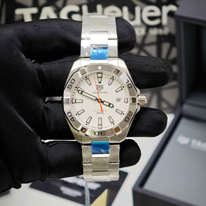 TAG Heuer Aquaracer 300M Stainless Steel White Dial Store Quality