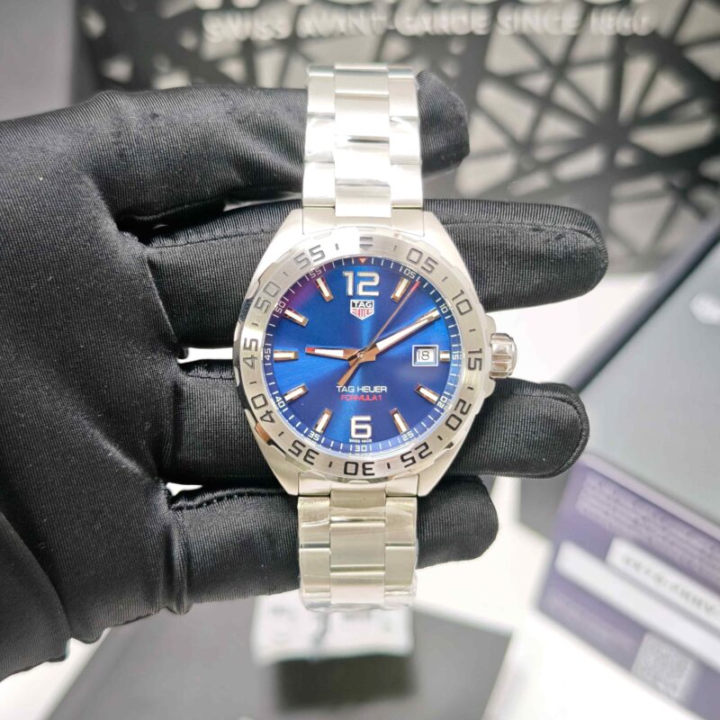 TAG Heuer Formula 1 Date – Steel Blue Dial Swiss Quartz Store Quality