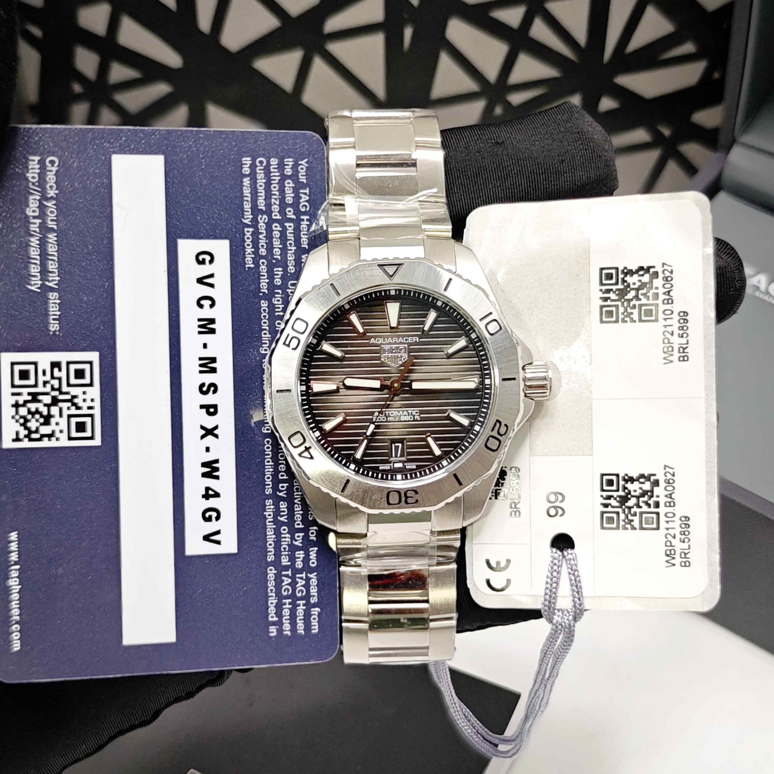 Tag Heuer Aquaracer Professional 200M Date Steel Black Dial Store Quality - Image 2