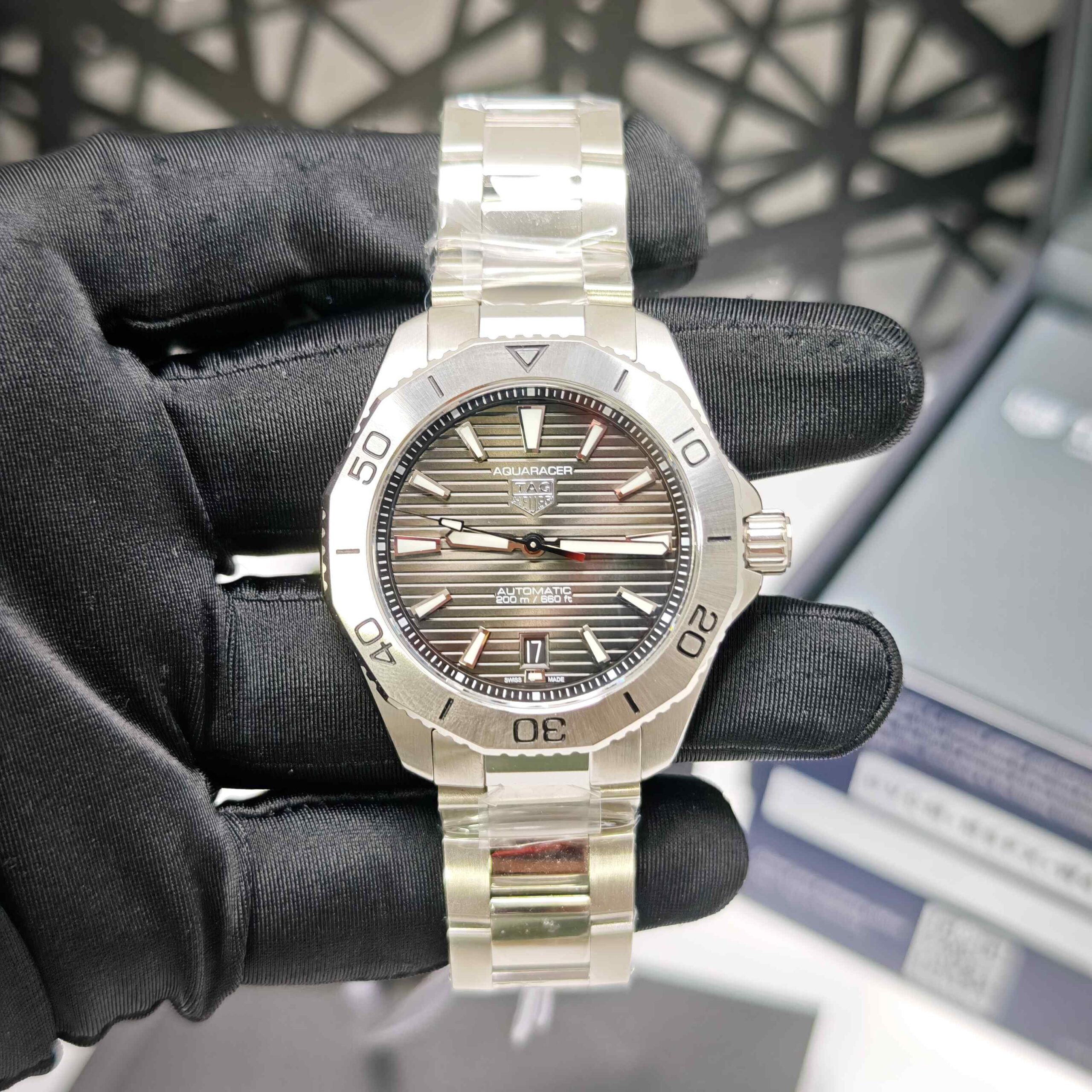 Tag Heuer Aquaracer Professional 200M Date Steel Black Dial Store Quality