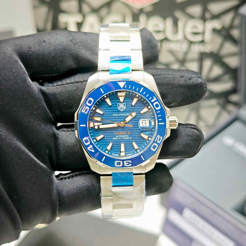 Tag Heuer Calibre 5 Aquaracer Steel Blue Dial Swiss Store Quality Automatic