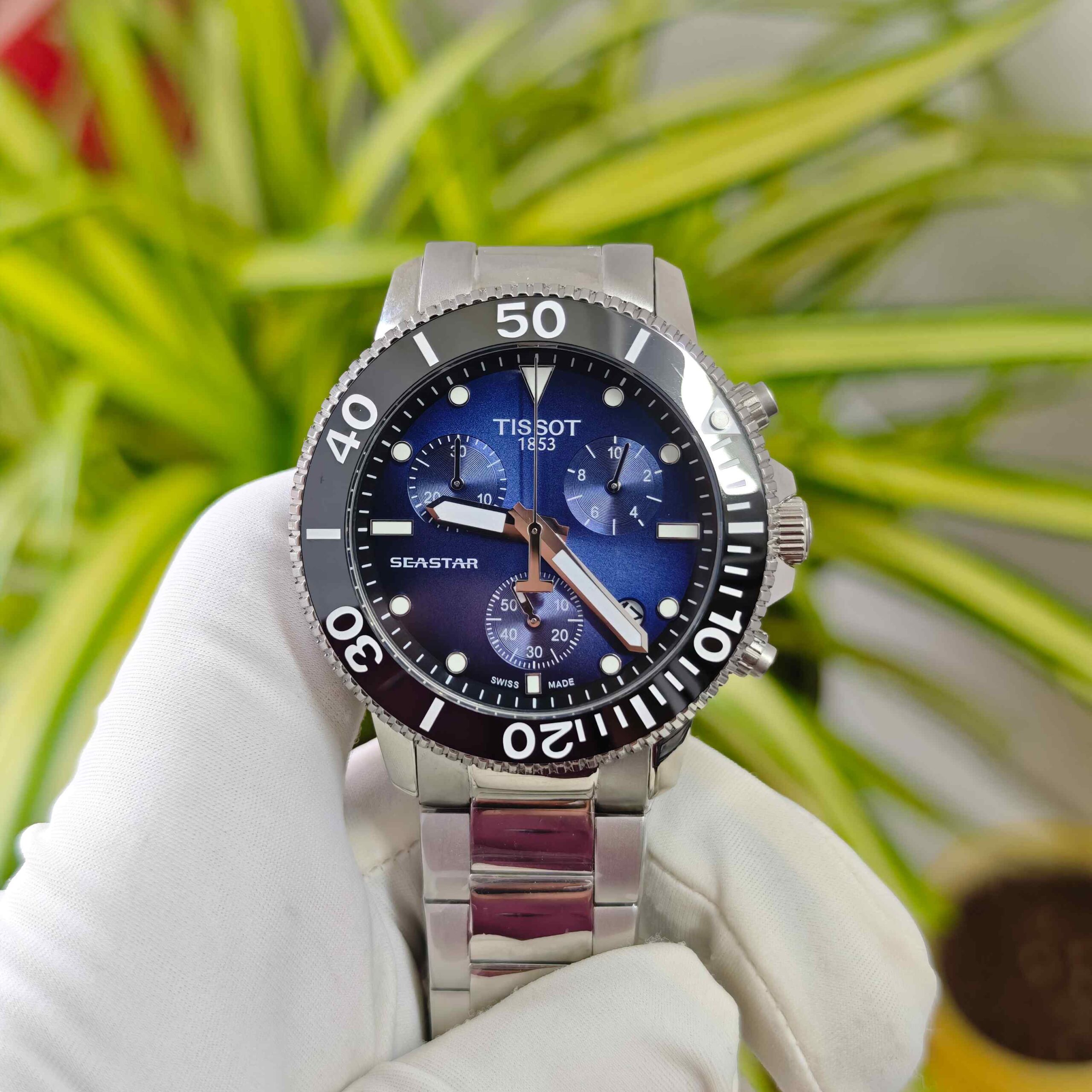 Tissot T-RACE Chronograph Steel Nevy Blue Dial