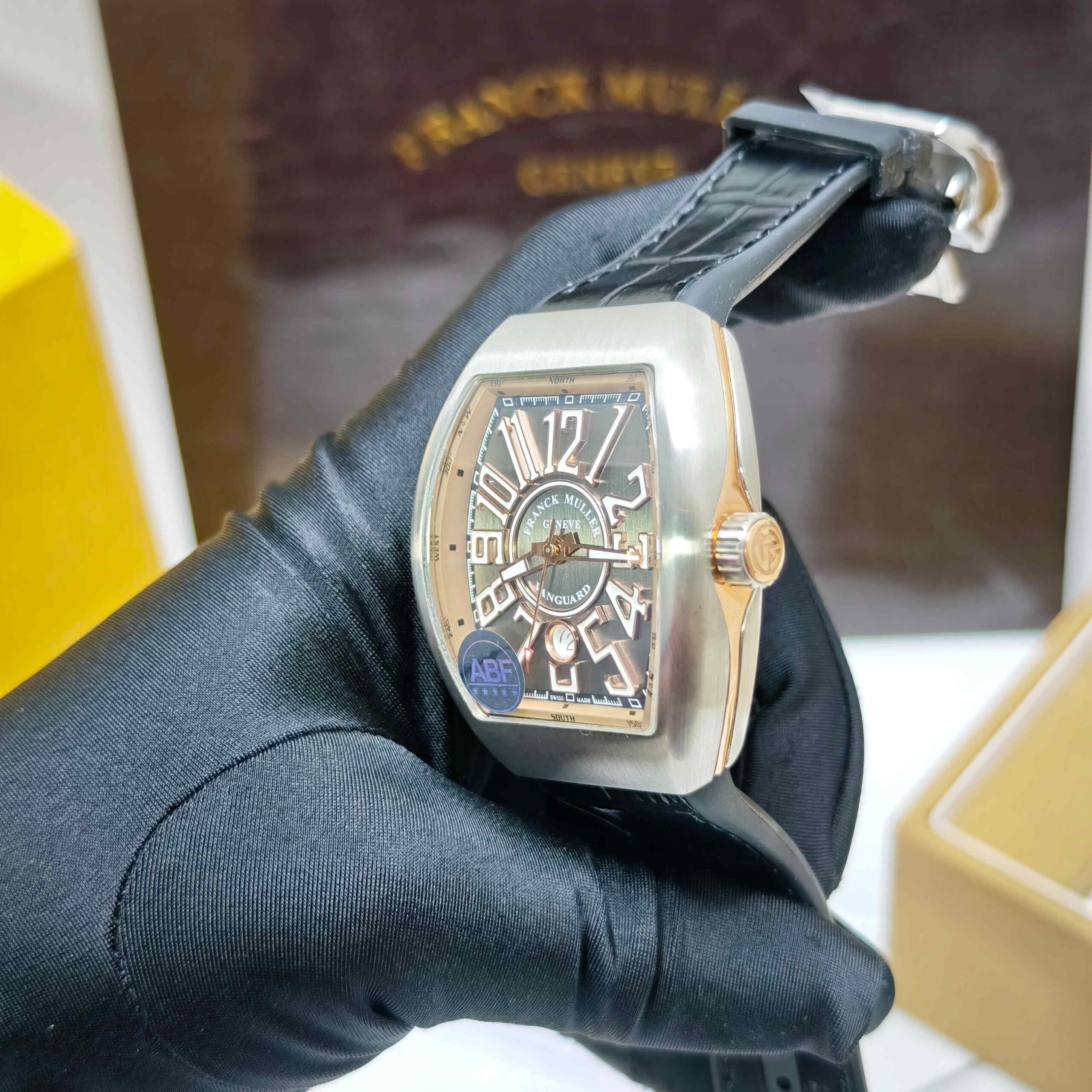 Franck Muller Vanguard Steel Black Dial Swiss ETA - Image 2