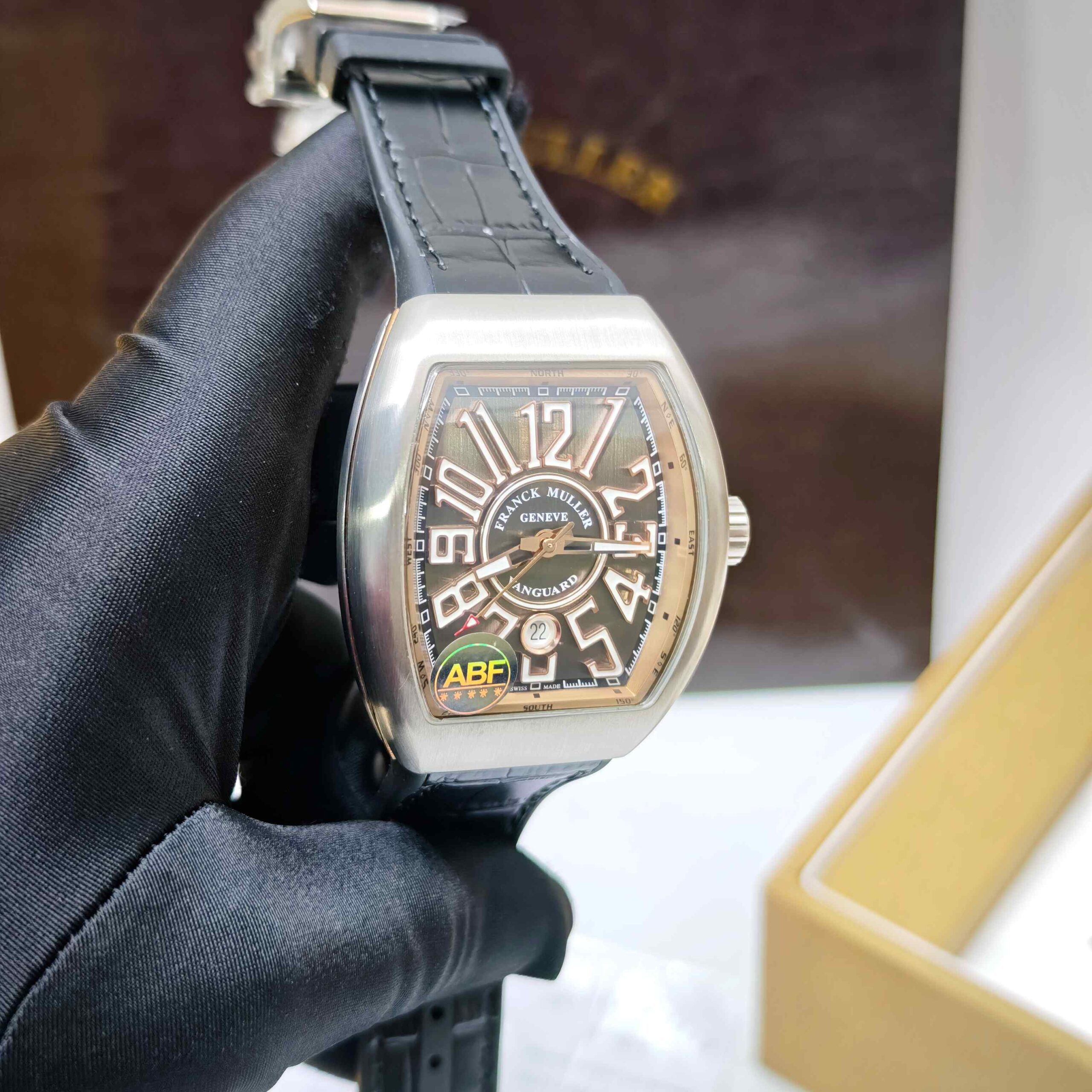 Franck Muller Vanguard Steel Black Dial Swiss ETA - Image 3
