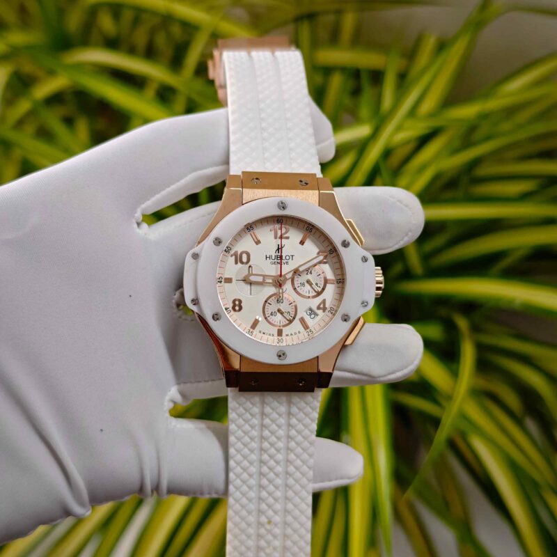 Hublot Big Bang Portocervo Rose Gold Full White