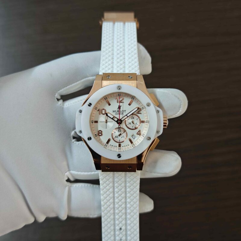 Hublot Big Bang Portocervo Rose Gold Full White