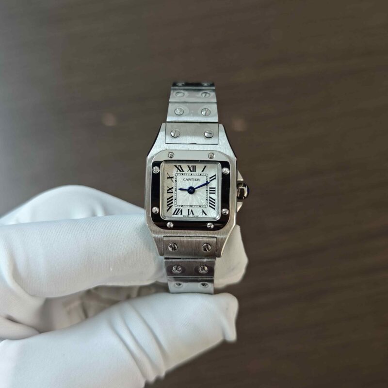 Cartier Santos Jewel Steel White Dial
