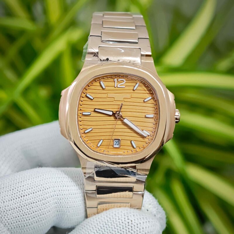 Patek Philippe Nautilus Rose Gold Orange Dial