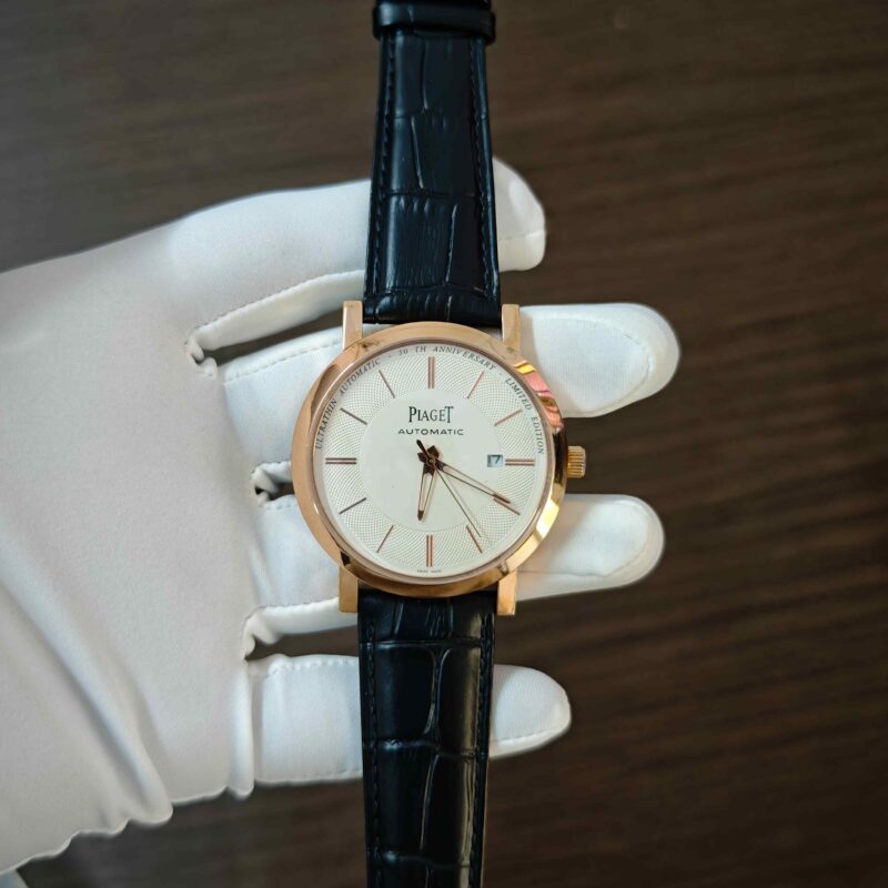 Piaget Altiplano 50th Anniversary Rose Gold White Dial