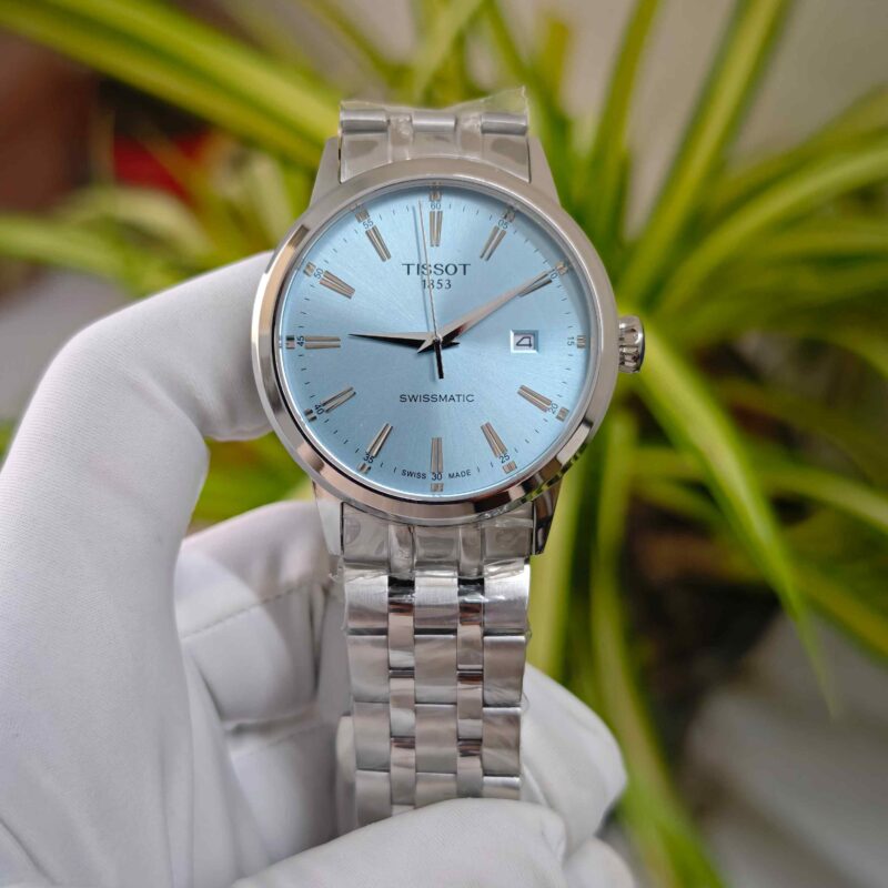 Tissot Classic Dream Swissmatic Steel Light Blue Dial