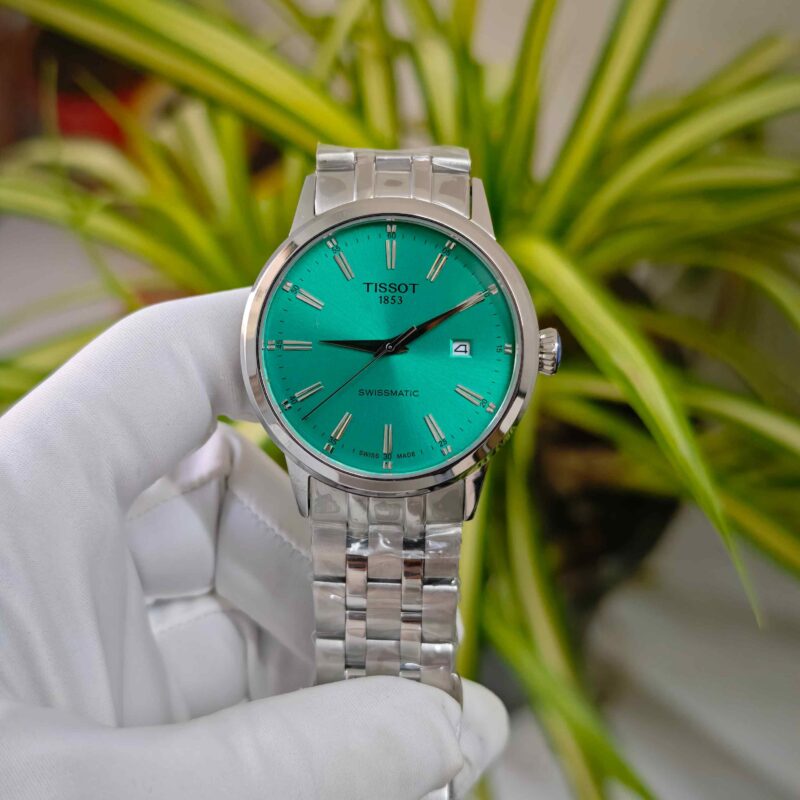 Tissot Classic Dream Swissmatic Steel Light Green Dial