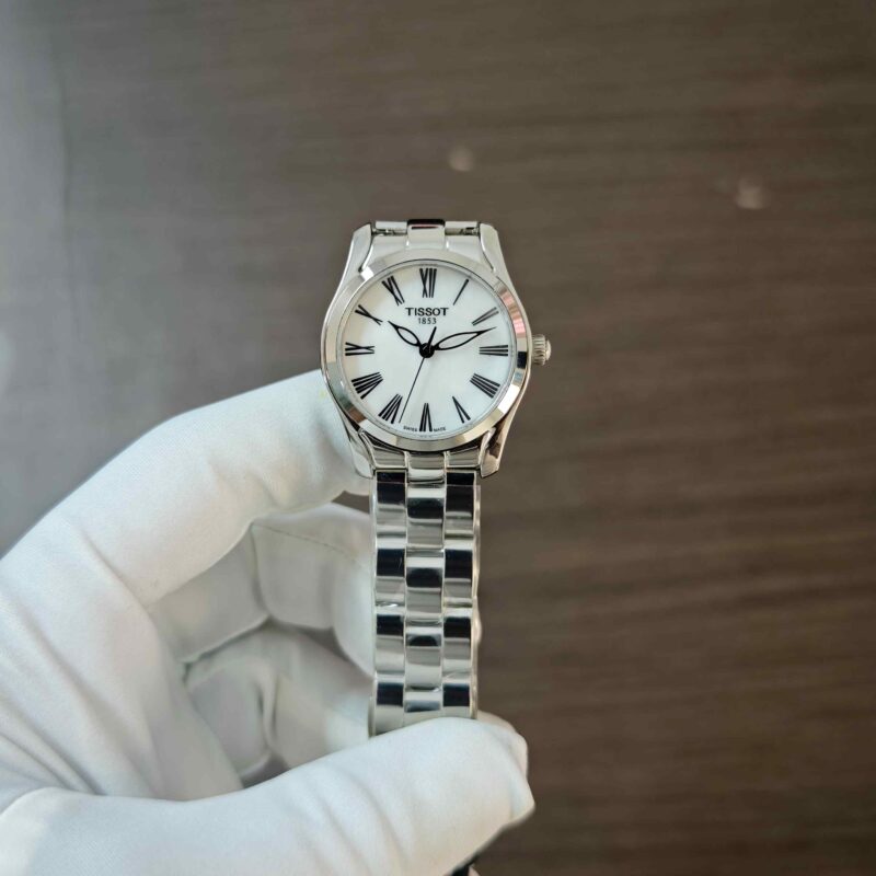 Tissot T Wave Steel White Mother of Pearl Dial
