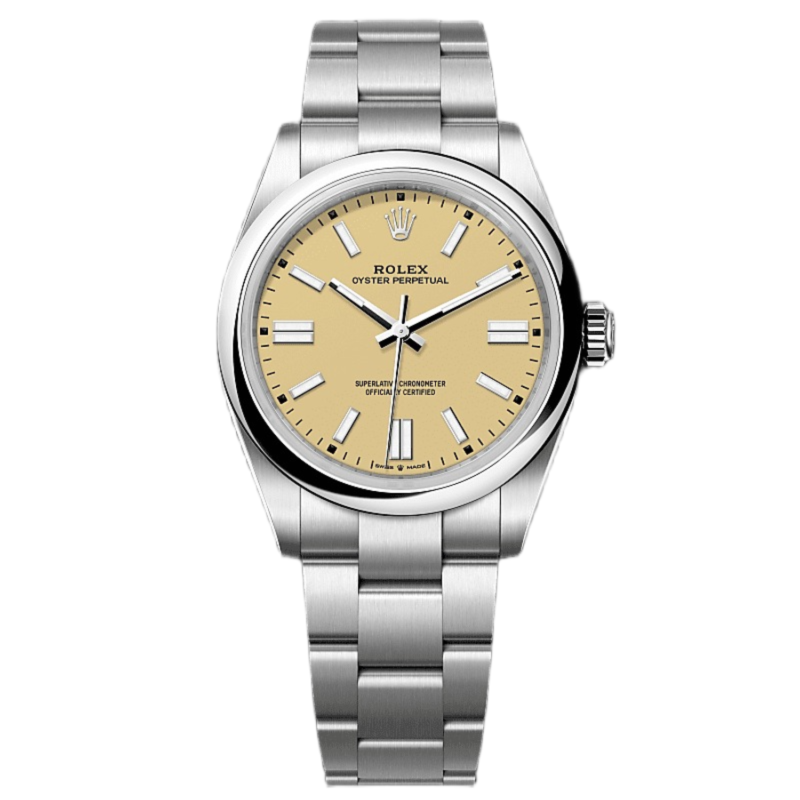 Rolex Oyster Perpetual Steel Yellow Automatic 41mm