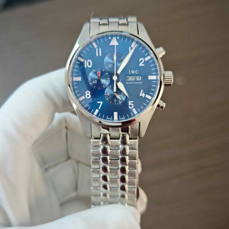 IWC Schaffhausen Pilot’s Chronograph IW378002 Steel Blue Dial Automatic