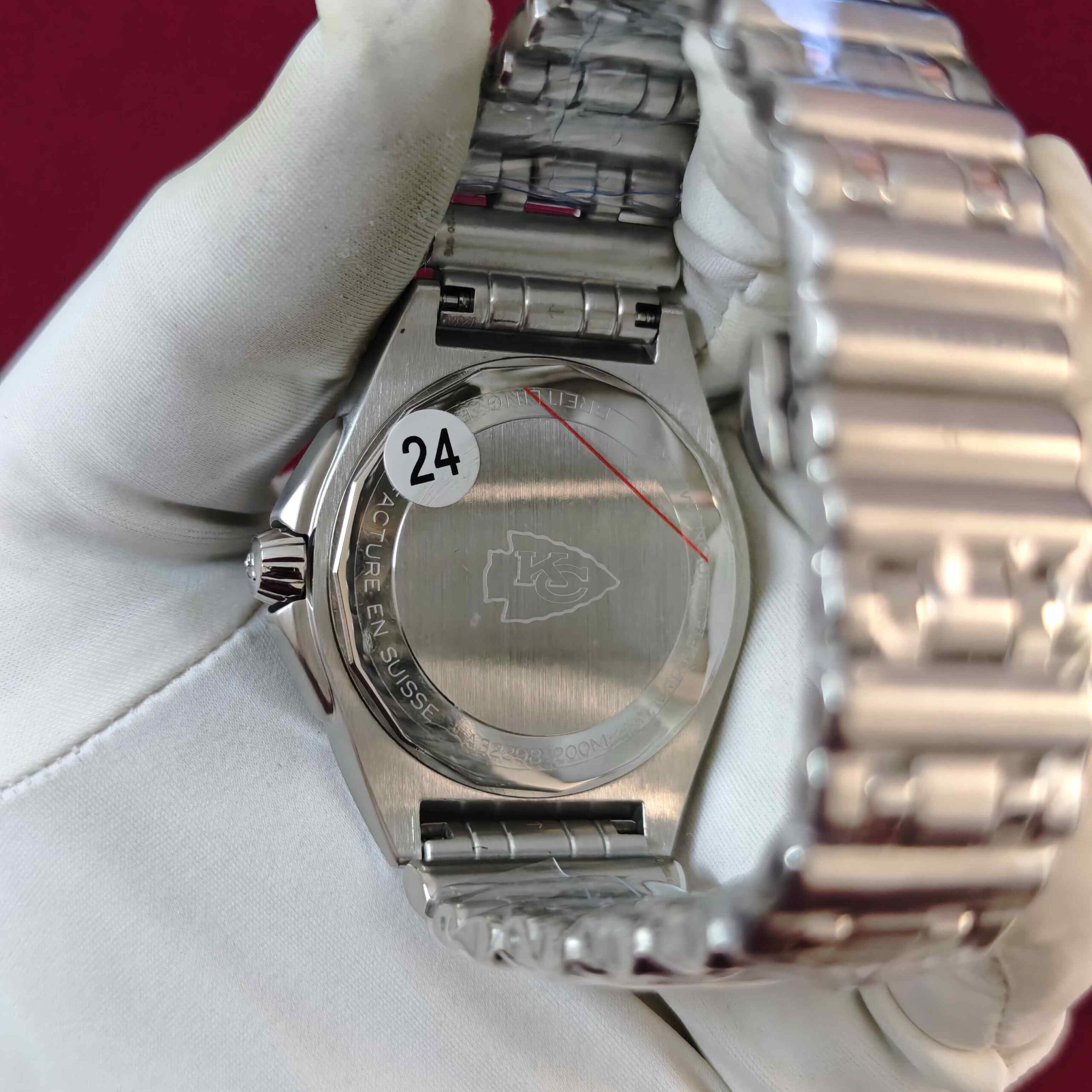 Breitling Chronomat GMT Steel Red Dial Automatic - Image 3