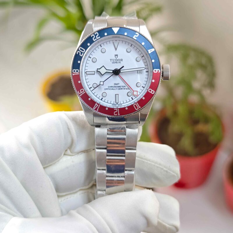 Tudor Black Bay GMT Pepsi Opaline White Dial Stainless Steel Automatic