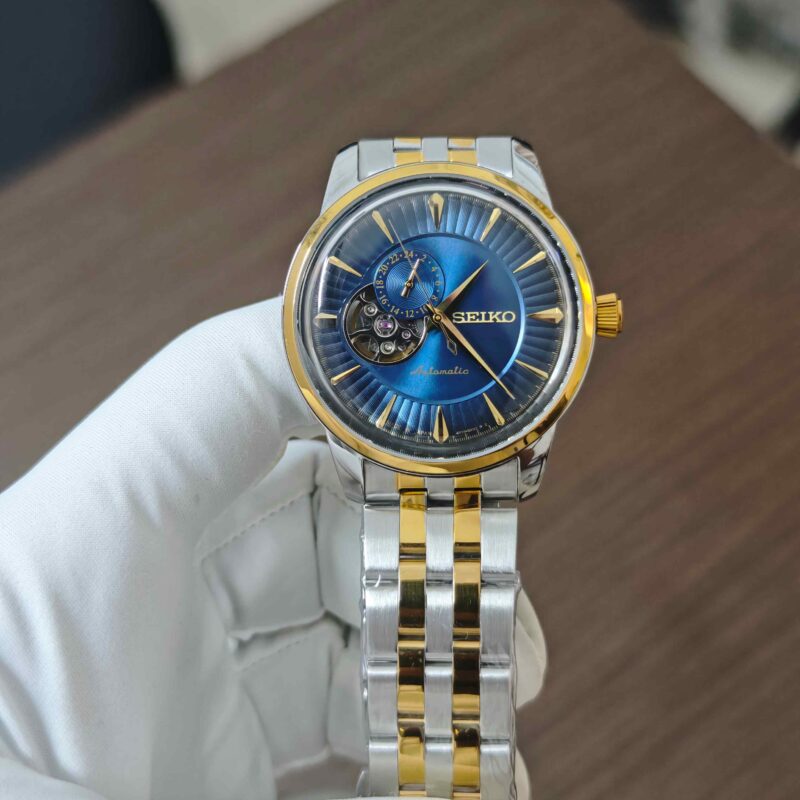 Seiko Presage Zen Garden Daul Tone Blue Dial Automatic
