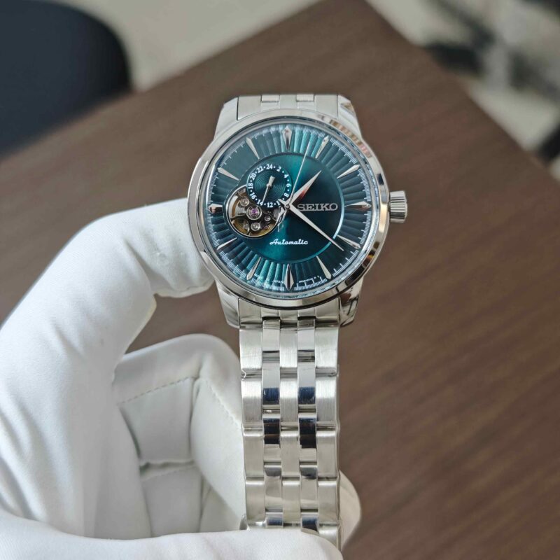 Seiko Presage Zen Garden Steel Green Dial Automatic