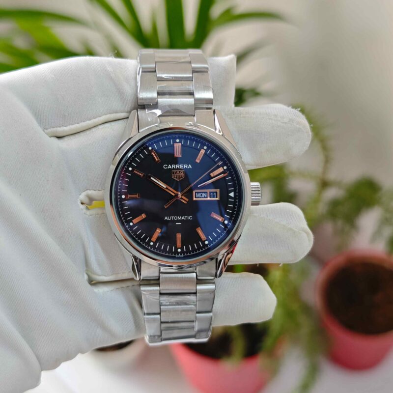 TAG Heuer Carrera Day-Date Steel Black Dial Automatic