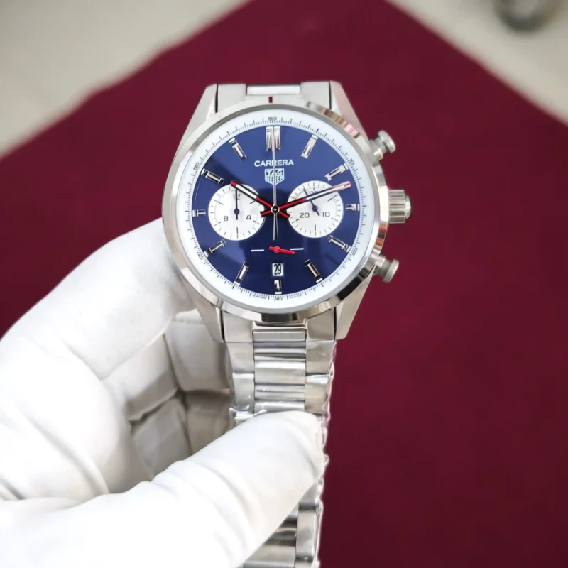 TAG Heuer Carrera Chronograph Steel Blue Dial Automatic