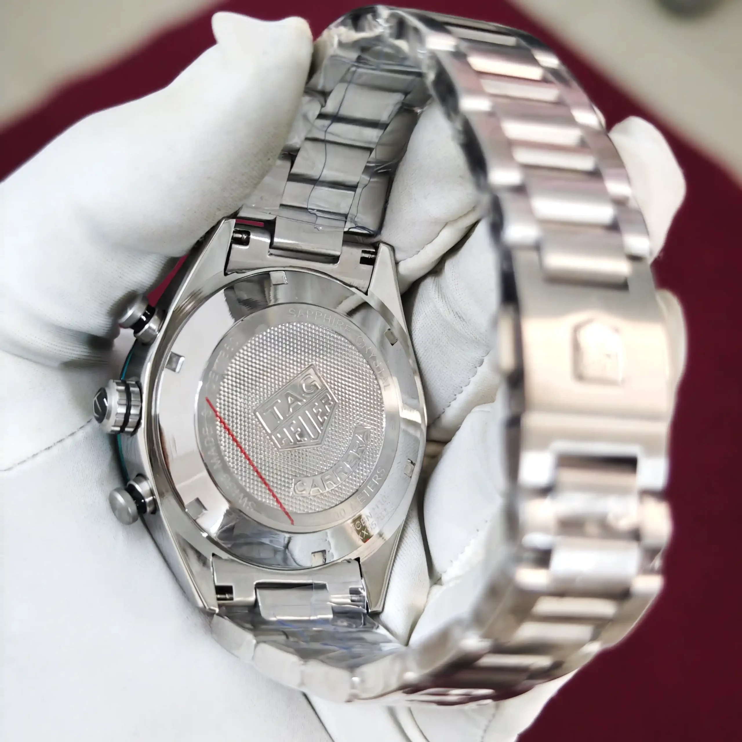 TAG Heuer Carrera Chronograph Steel Tiffeny Dial Quartz - Image 3