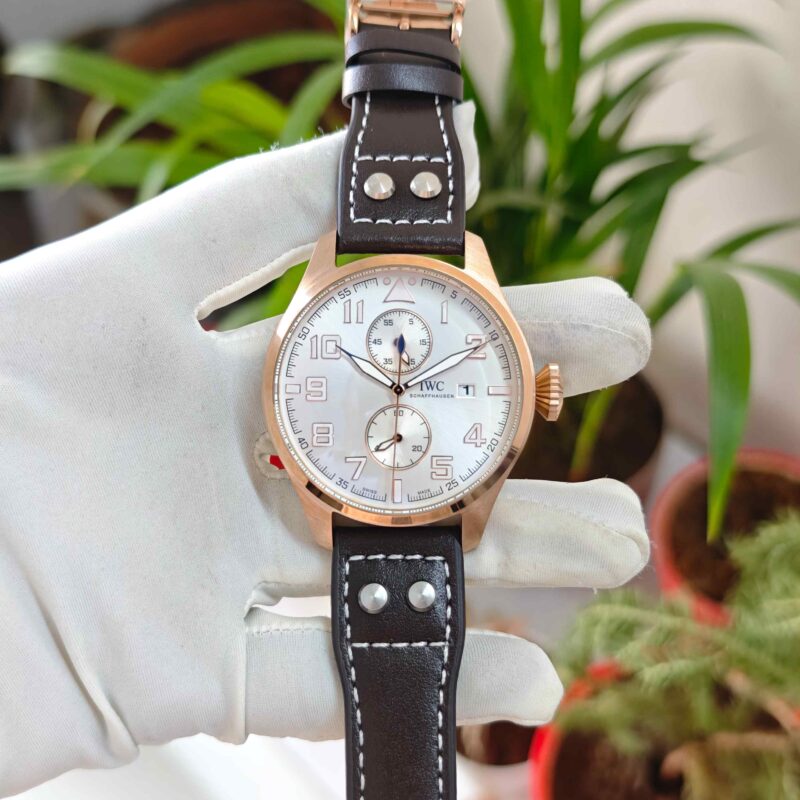 IWC Big Pilot’s Le Petit Prince Edition Rose Gold White Dial