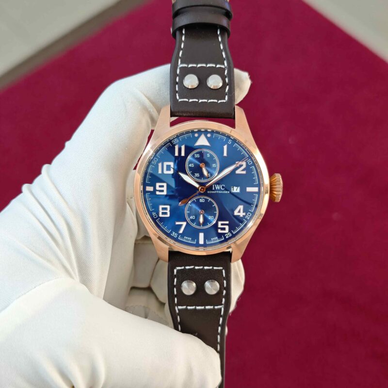 IWC Big Pilot’s Le Petit Prince Edition Rose Gold Blue Dial