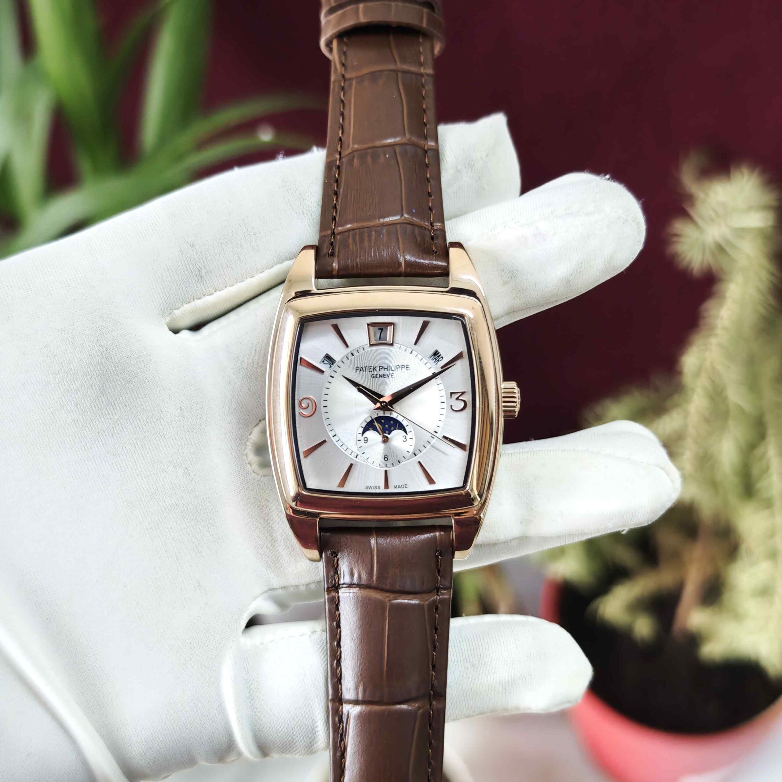 Patek Philippe Gondolo Annual Calendar Rose Gold Silver Dial Automatic - Image 2
