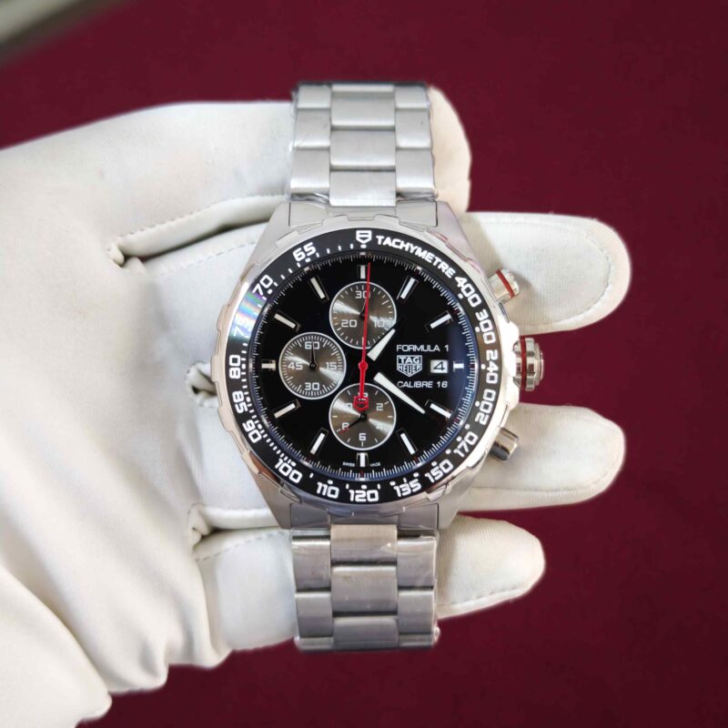TAG Heuer Formula 1 calibre 16 Chronograph Steel Black Dial Quartz