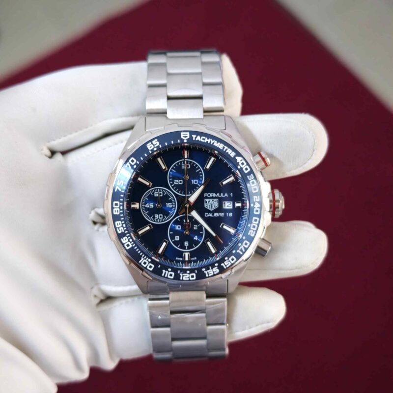 TAG Heuer Formula 1 calibre 16 Chronograph Steel Blue Dial Quartz