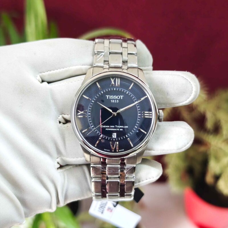 Tissot Chemin des Tourelles Steel Blue Dial Automatic