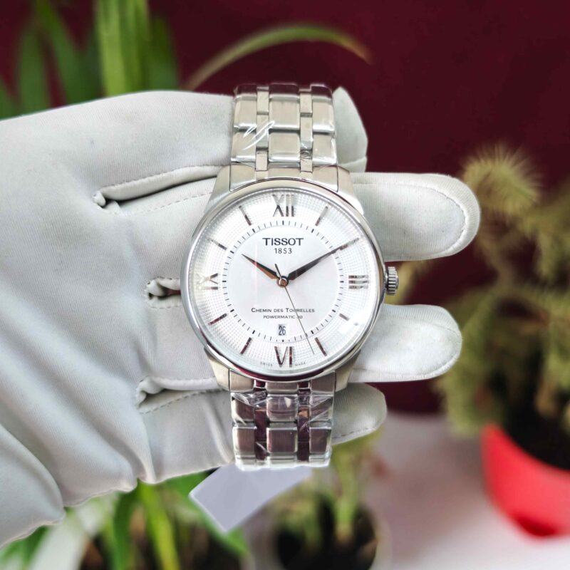 Tissot Chemin des Tourelles Steel White Dial Automatic