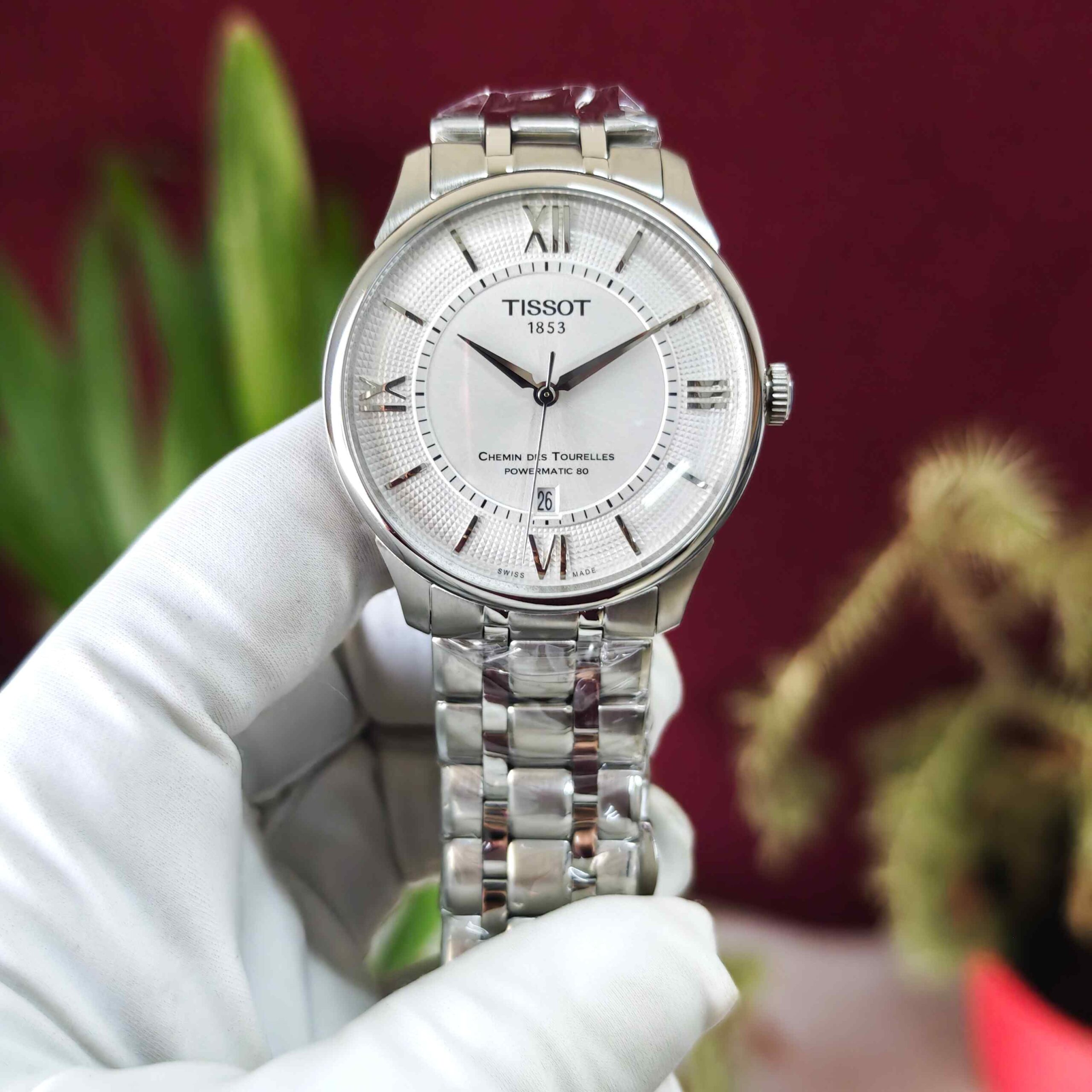 Tissot Chemin des Tourelles Steel White Dial Automatic - Image 2