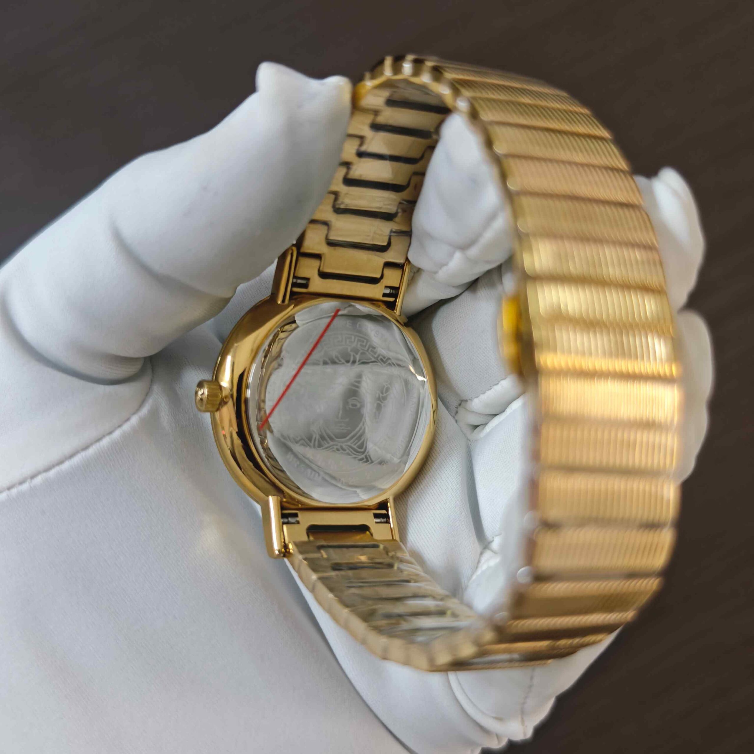 Versace Greca Chic Gold Green Dial Quartz - Image 3