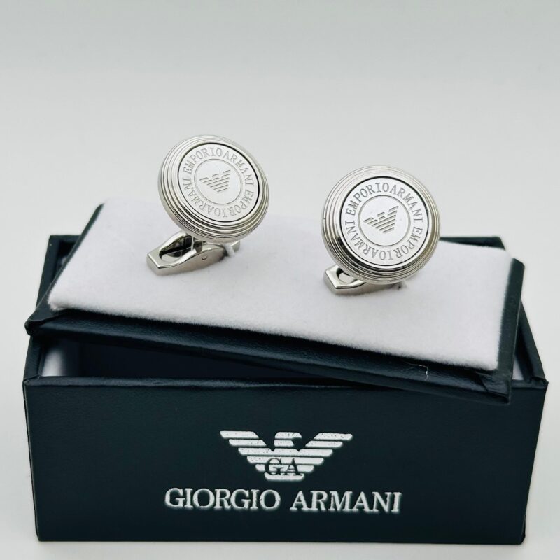 Emporio Armani Silver-Tone cufflinks