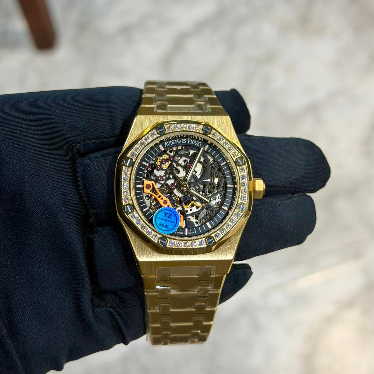 AP Royal Oak Skeleton Gold
