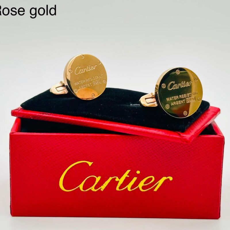 Cartier cufflinks Rose Gold