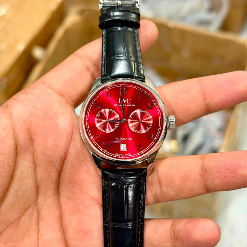 IWC Schaffhausen Portugieser Red Dial