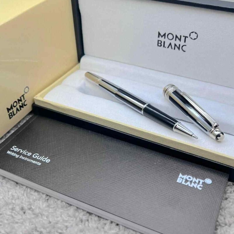 Montblanc Meisterstück Solitaire Black and Silver Rollerball