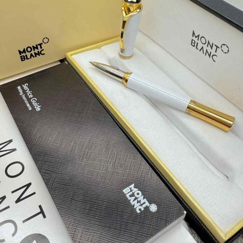 Montblanc Meisterstück Mozart Rollerball Gold/White