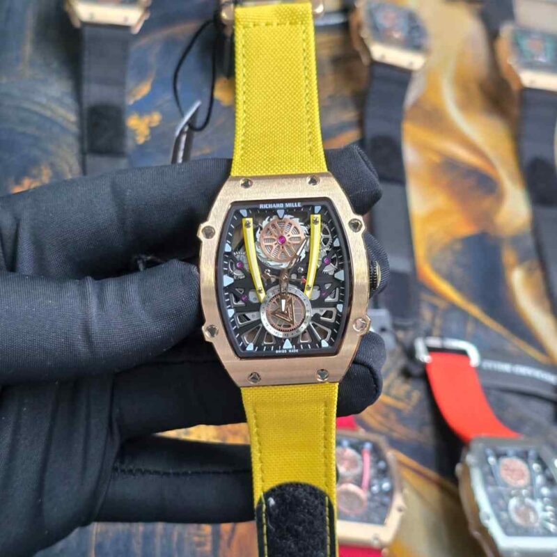 Richard Mille X Tourbillon Velcro Yellow Strap Edition