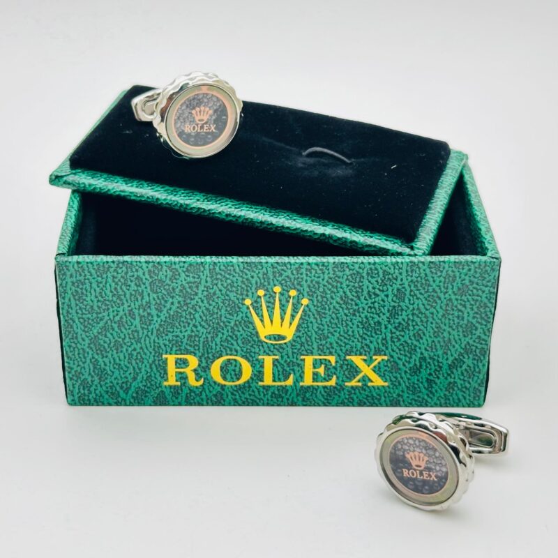 Rolex Silver cufflinks