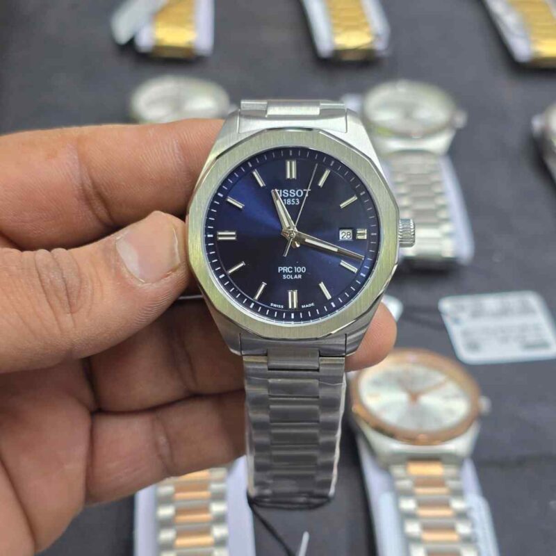Tissot T-Classic Ballade Solar Power Edition Steel Blue Dial