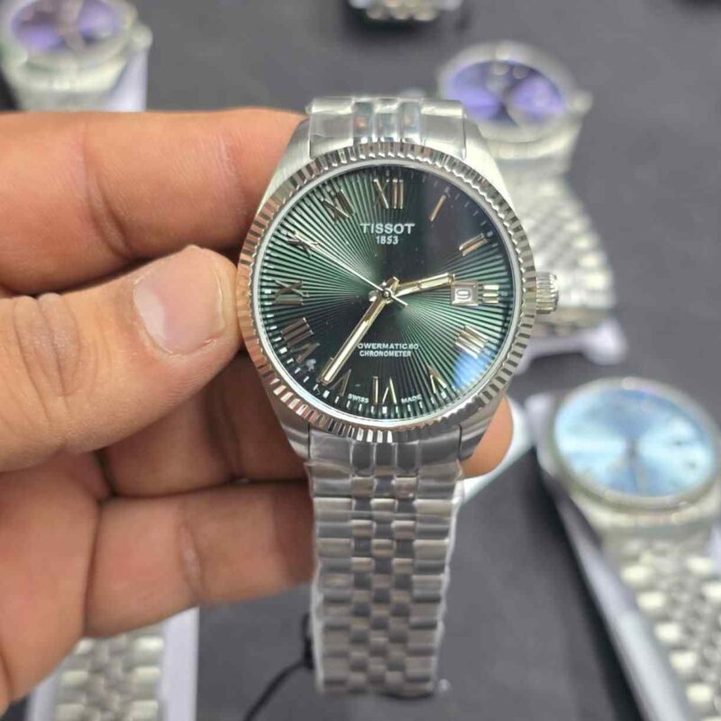 Tissot T-Classic Solar Power Edition Steel Green Dial Premium Semi ETA Watch